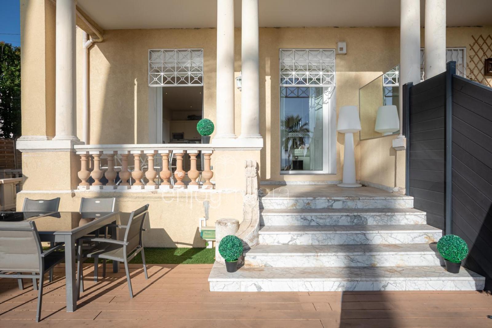 " Paradis En Rez De Jardin " Standing - Vue Mer - Piscine Privee Vallauris Εξωτερικό φωτογραφία